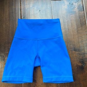 Lululemon biker shorts - blue size 2